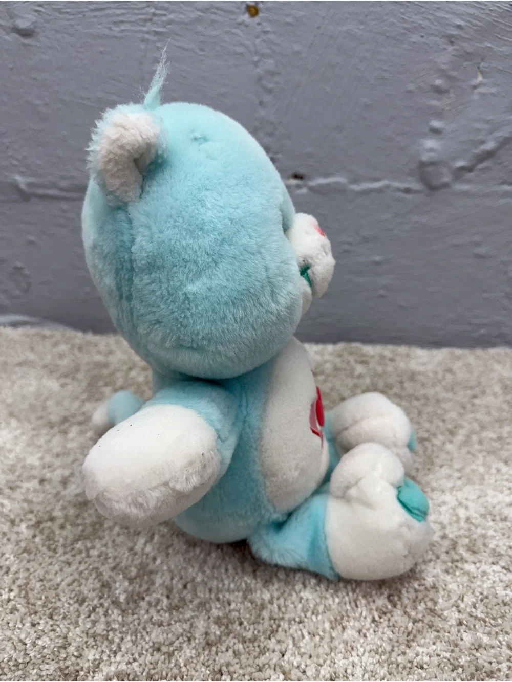 Care Bears Cousins 2004 Blue Proud Heart Cat 12” Plush Stuffed Animal